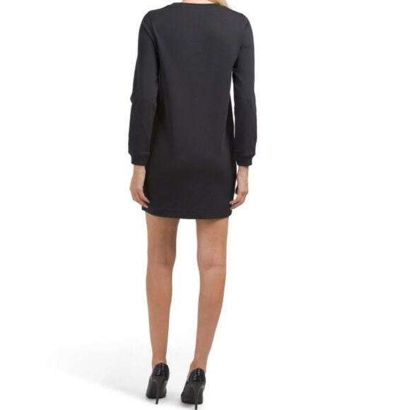 LOVE MOSCHINO Logo Sweatshirt Dress - 44 - Picture 2 of 2